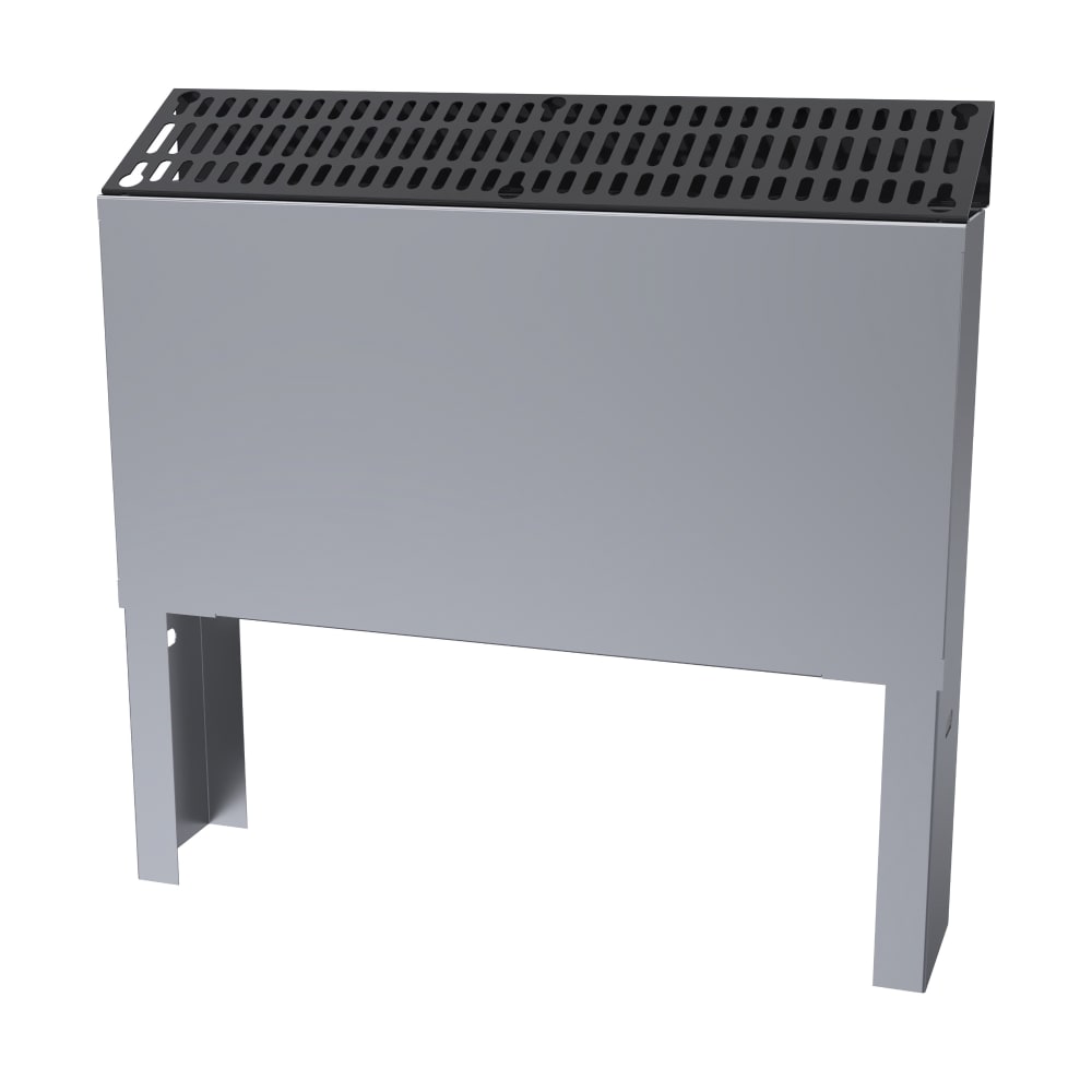 451-M17LPBG Master Series Low Profile Backguard/Flue Riser, 10"H x 17"W, Stainless