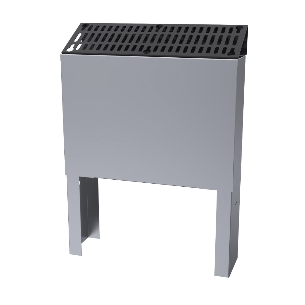 451-M12LPBG Master Series Low Profile Backguard/Flue Riser, 10"H x 12"W, Stainless