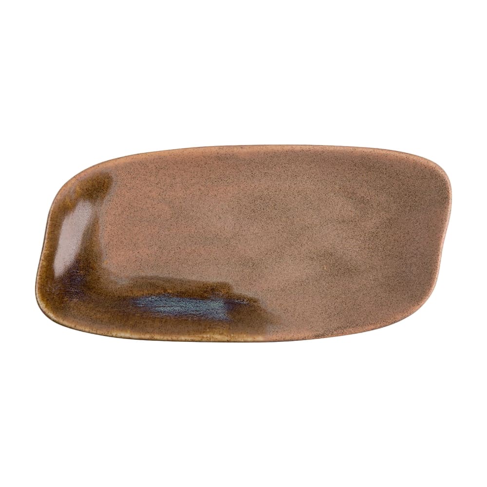 106-5325268 8 5/8" x 4 3/8" Roots Oval Platter - Stoneware, Coastal