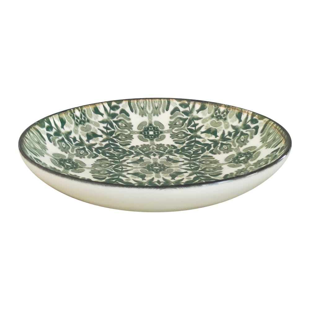 106-5327547 7 9/10" Round 1972 Coupe Deep Plate - Stoneware, Seville Green