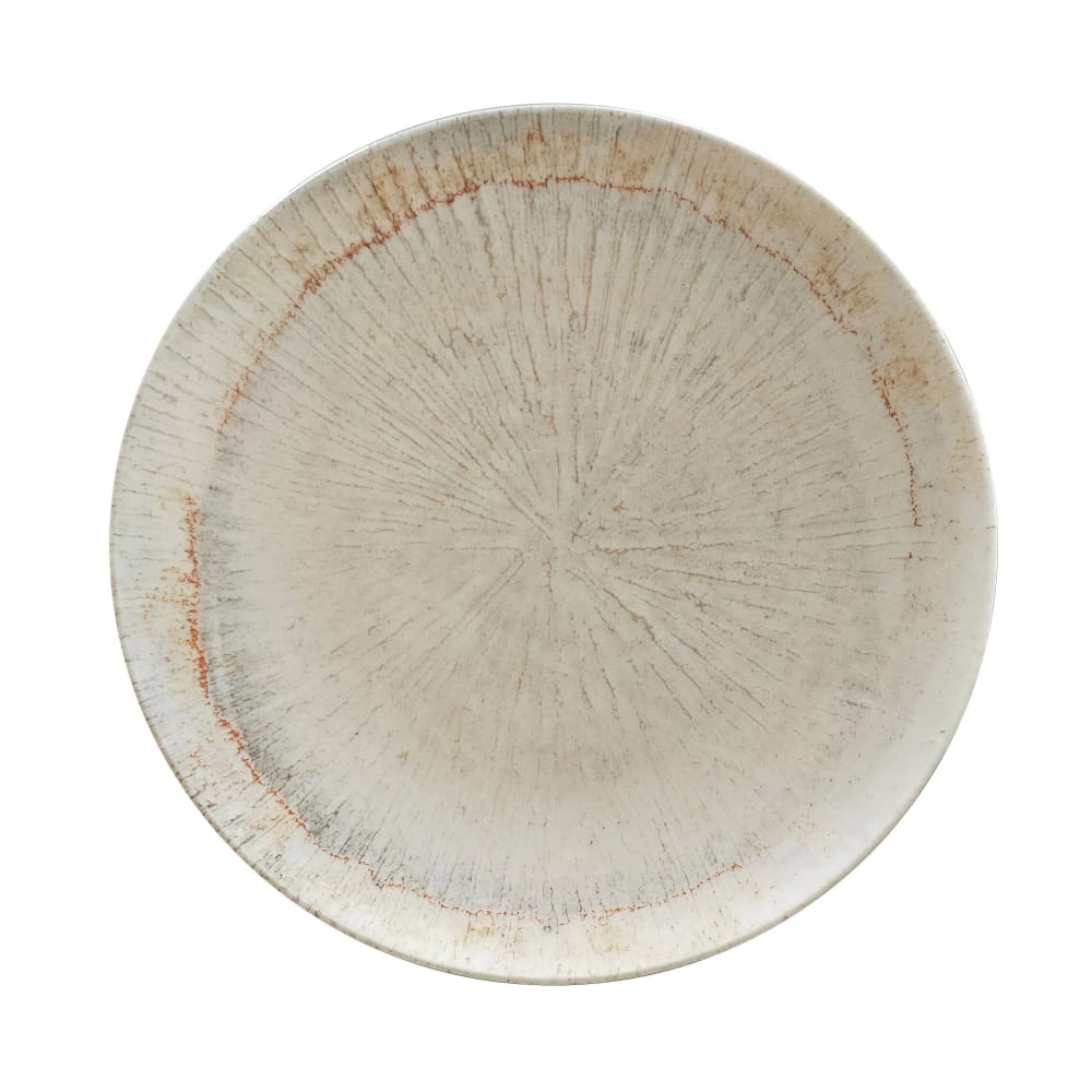 106-5327742 10 1/4" Round 1972 Coupe Plate - Stoneware, Zen Sand