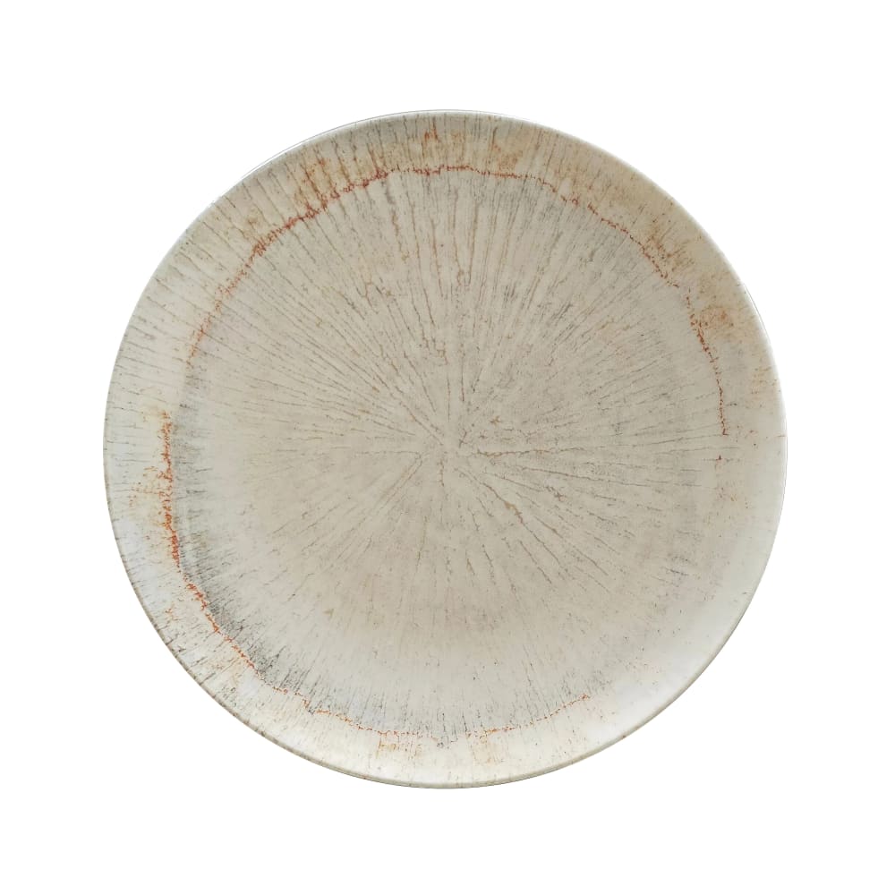 106-5327743 11" Round 1972 Coupe Plate - Stoneware, Zen Sand