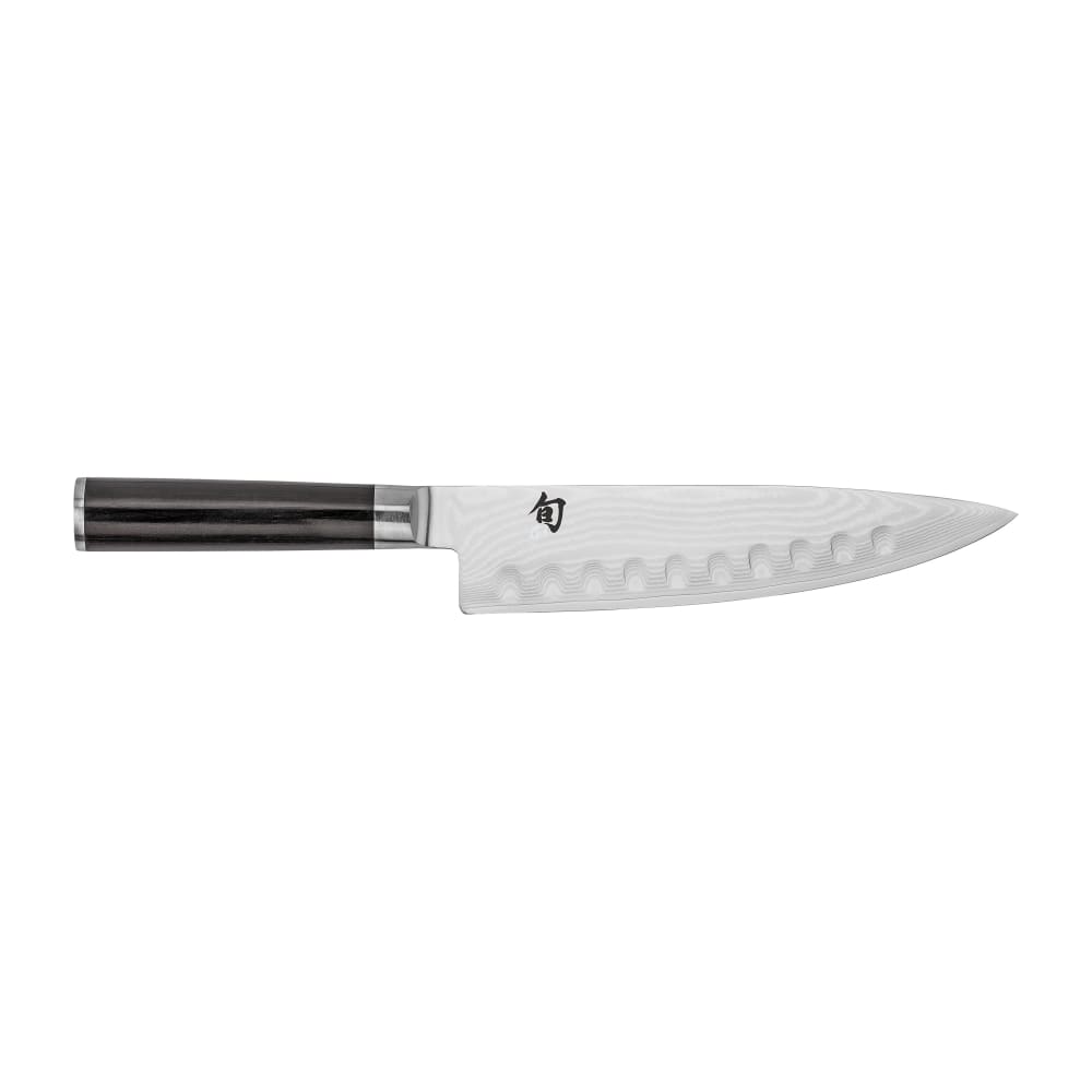 194-DM0719 Shun Classics Chef's Knife, 8" Blade, D Shaped PakkaWood Handle