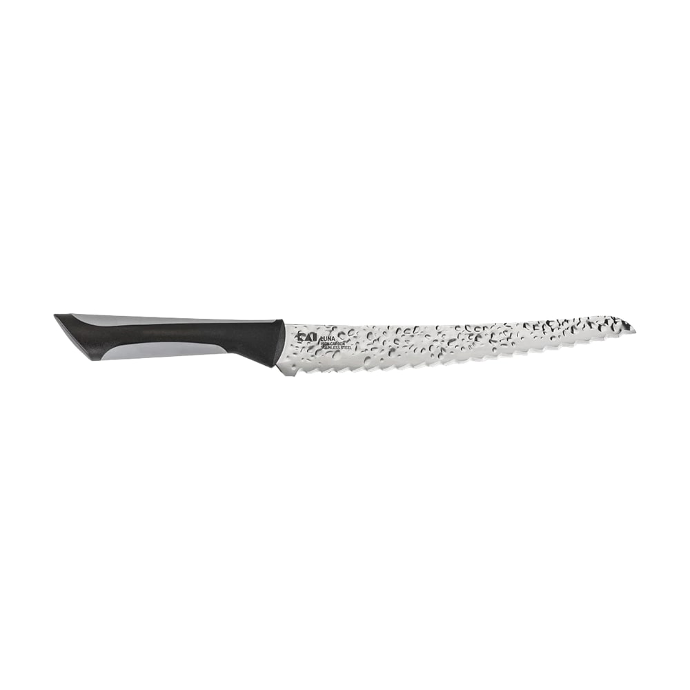 194-AB7062 9" Bread Knife w/ Black Soft-Grip Handle, Stainless Steel Blade
