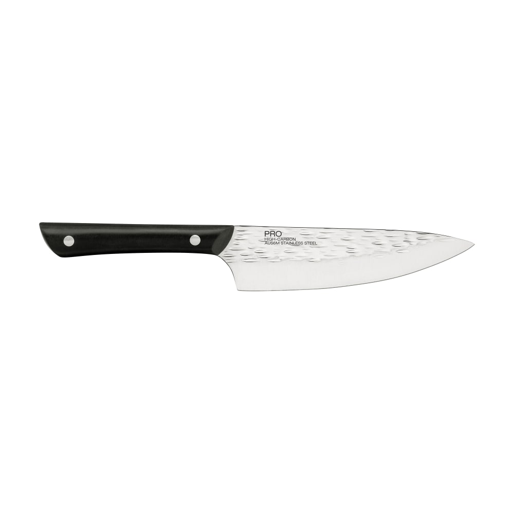 194-HT7072 6" Chef's Knife w/ Black POM Handle, Stainless Steel Blade
