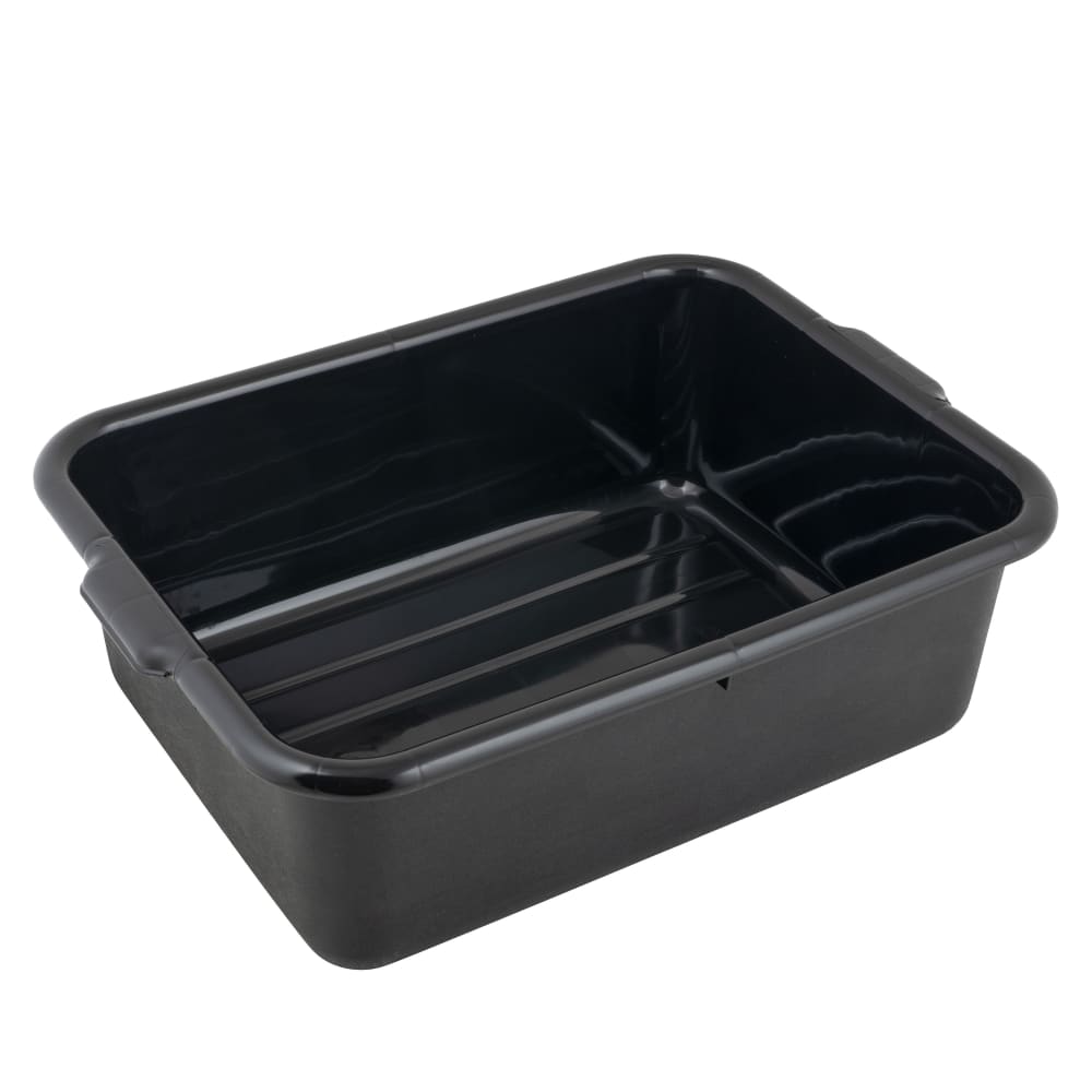 229-1537B Bus Box - 21 1/2" x 15 3/4" x 7", Black