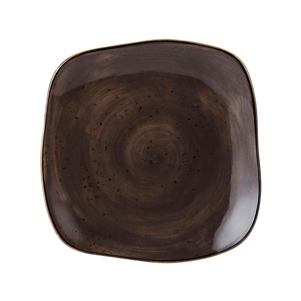 424-GGM500 7 1/4" Square TuxTrendz®© Artisan Geode Plate - China, Geode Mushroom