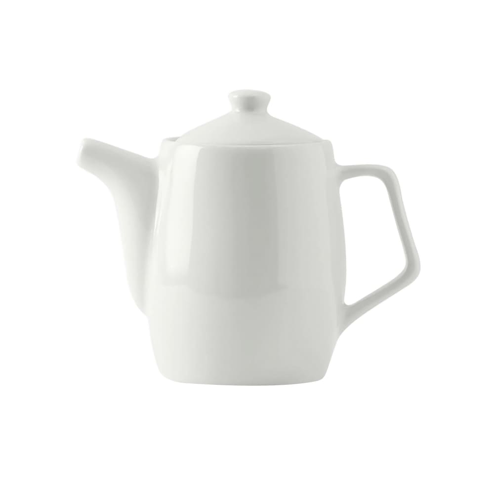 424-GZP102 18 oz Coffee/Teapot w/ Lid - China, Porcelain White