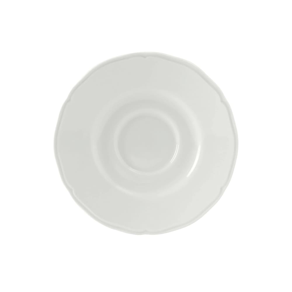 424-SCE060 6" Round Charleston Saucer - China, Porcelain White