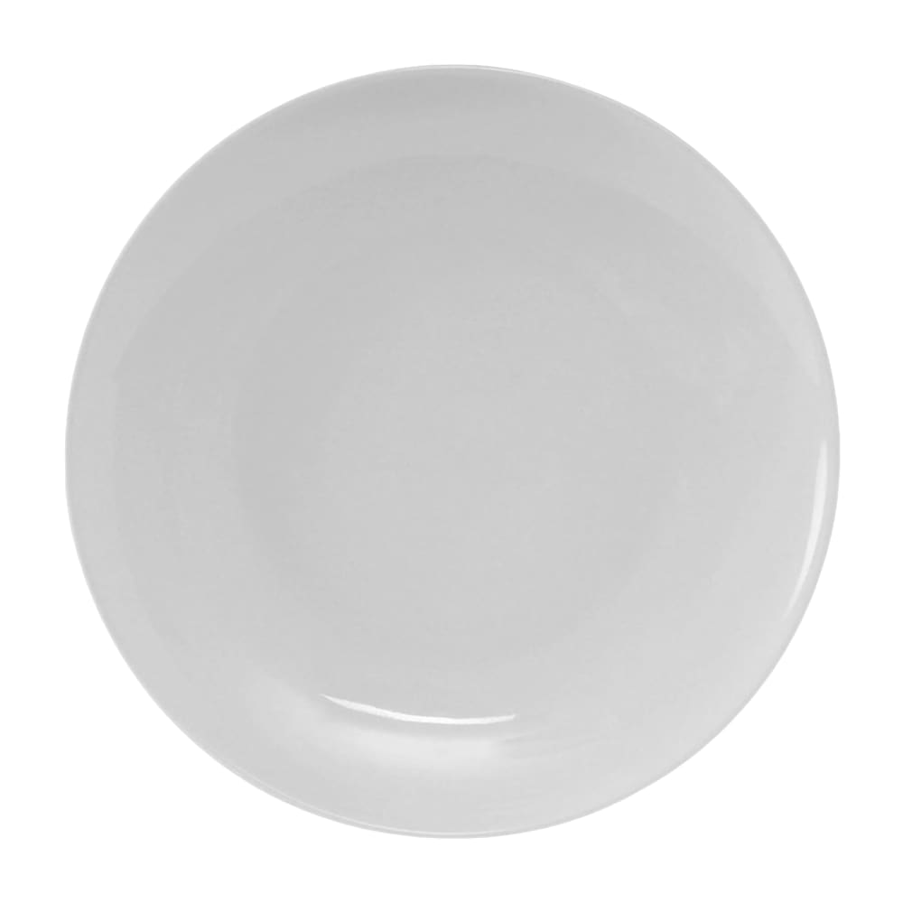 424-VPA095 9 5/8" Round Florence Plate - China, Porcelain White