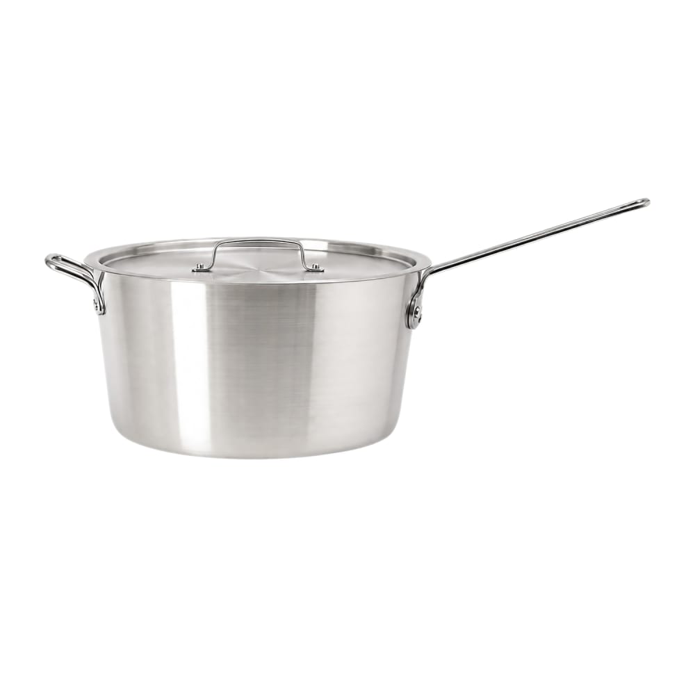 424-WASPL296 9 1/4 qt TUXWARE Sauce Pan w/ Plated Cast Iron Handle