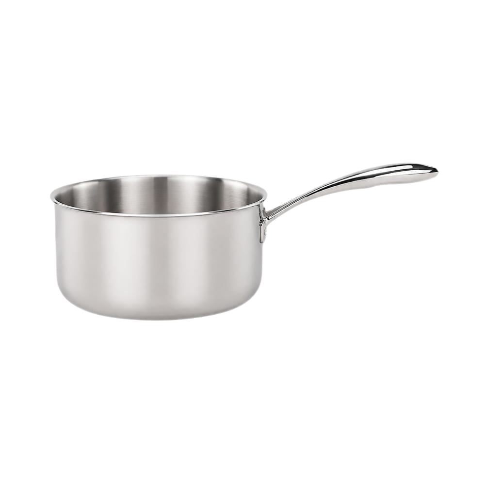 424-WTSH1281 4 qt TUXCLAD Aluminum/Stainless Steel Sauce Pan w/ Hollow Metal Handle