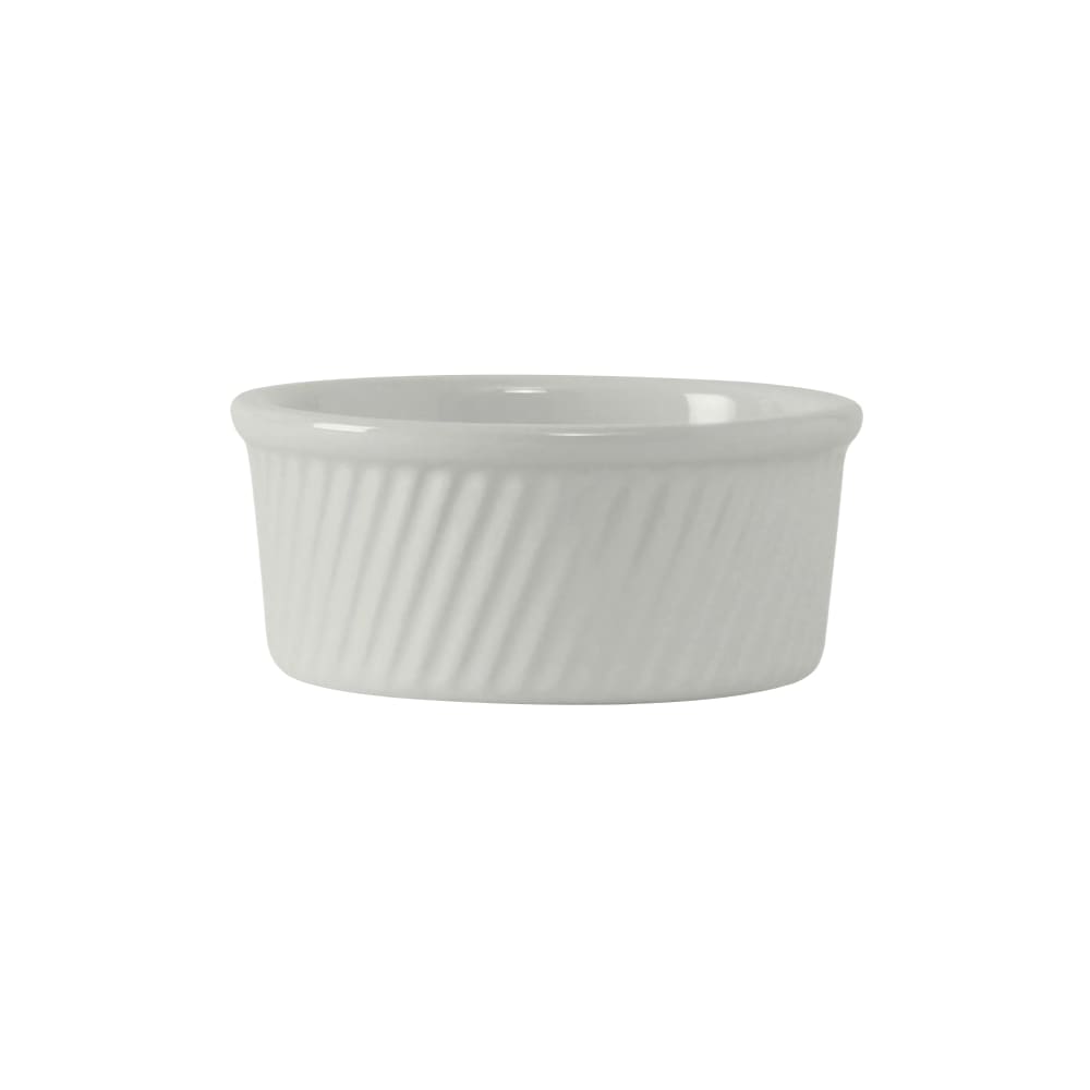 424-BWX1604 13 1/2 oz Round Souffle Dish - China, White