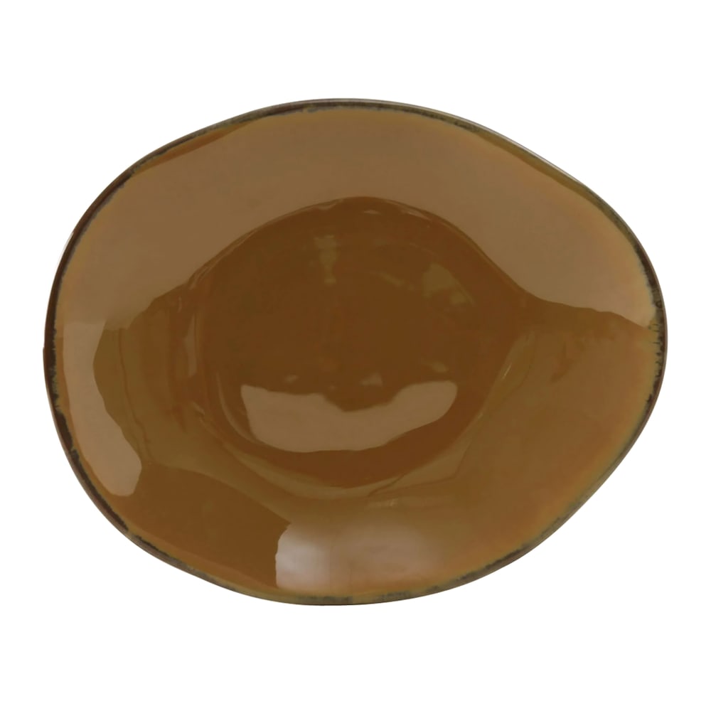 424-GAJ652 12" x 9 3/4" Oval TuxTrendz®© Artisan Ellipse Plate - China, Mojave