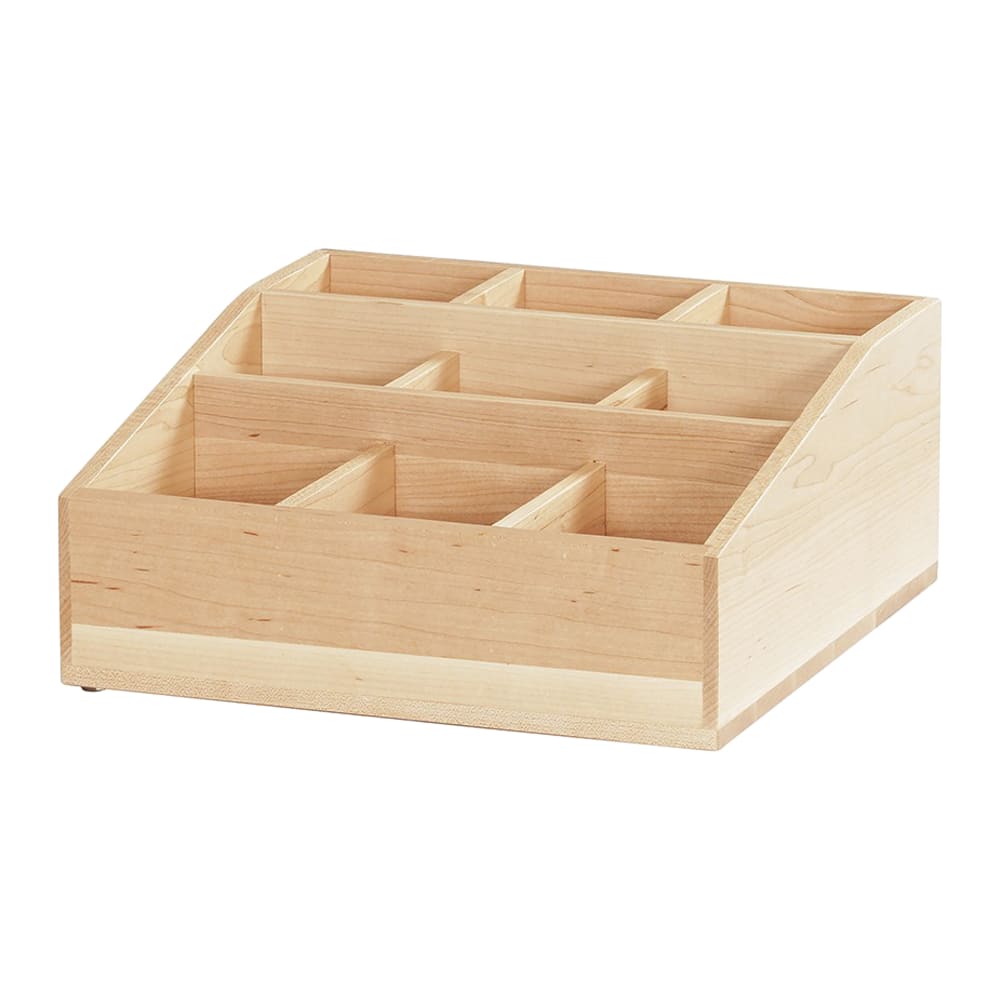 151-171471 Condiment Organizer w/ (9) Compartments - Blonde
