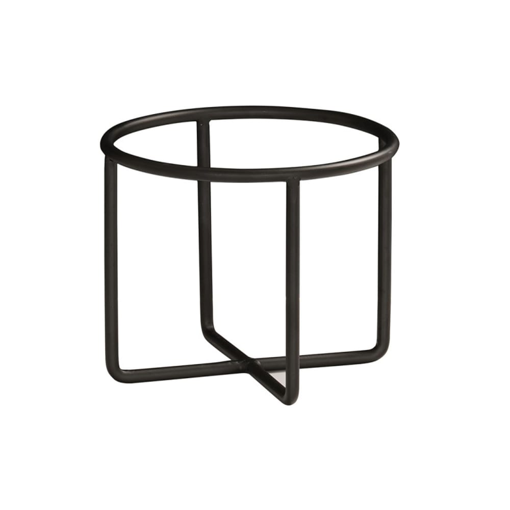 151-23791713 8" Round Display Riser - 7"H, Wire, Black