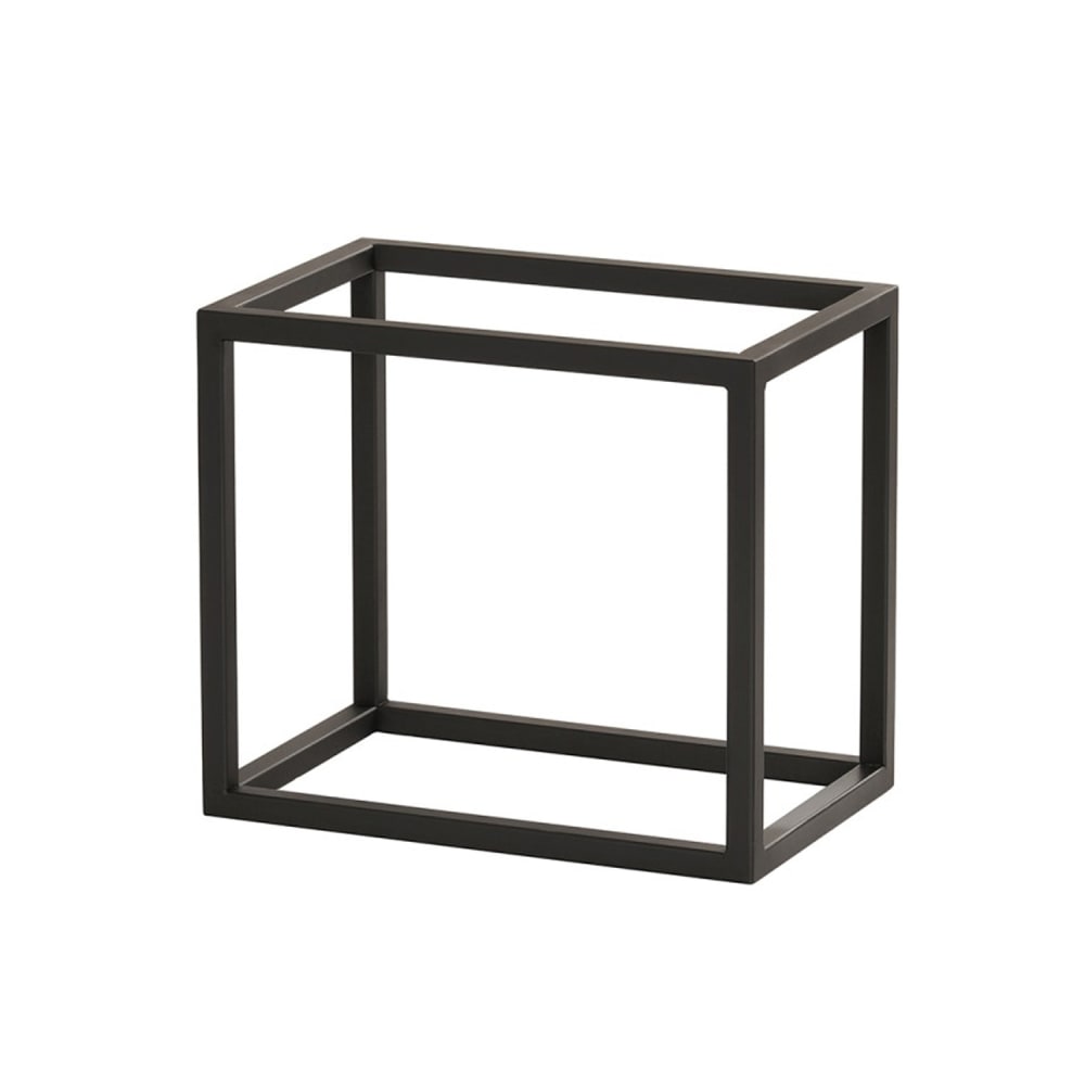 151-23800913 Rectangular Open Frame Riser - 6 1/2" x 10" x 9", Metal, Black
