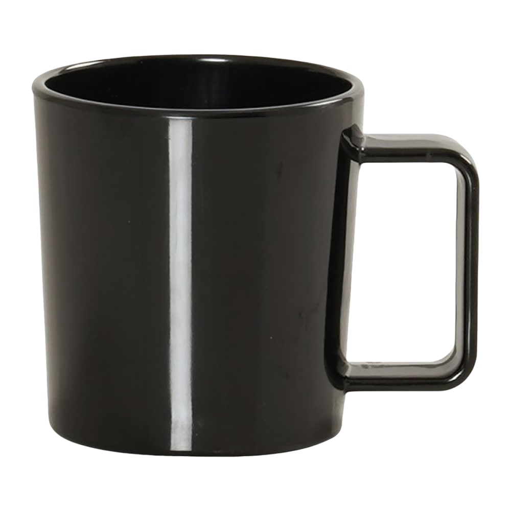 151-2382113 12 oz Coffee Mug - Melamine, Black