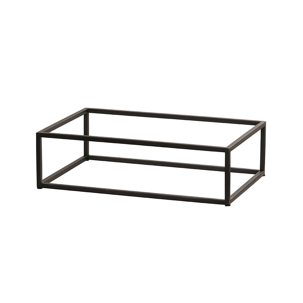 151-23854613 Rectangular Display Riser - 12" x 20" x 6", Metal Black