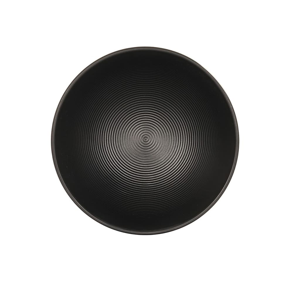 151-24111713 30 oz Round Charlotte Soup Bowl - Melamine, Black