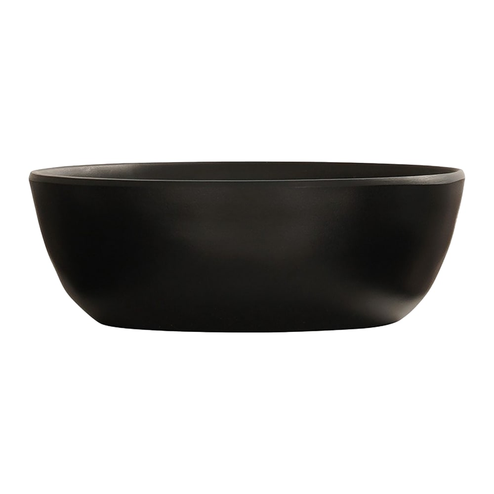 151-24121713 30 oz Round Carmel Soup Bowl - Melamine, Black