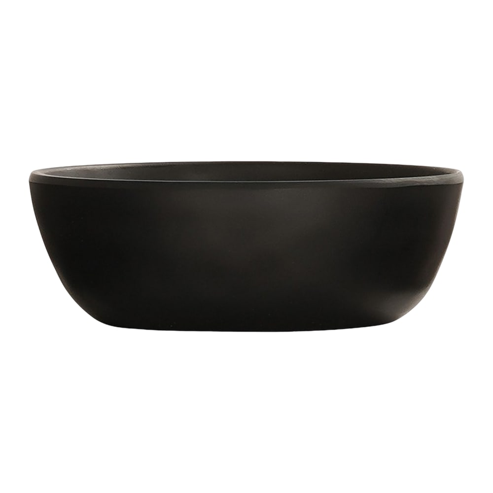 151-24121613 16 oz Round Carmel Soup Bowl - Melamine, Black