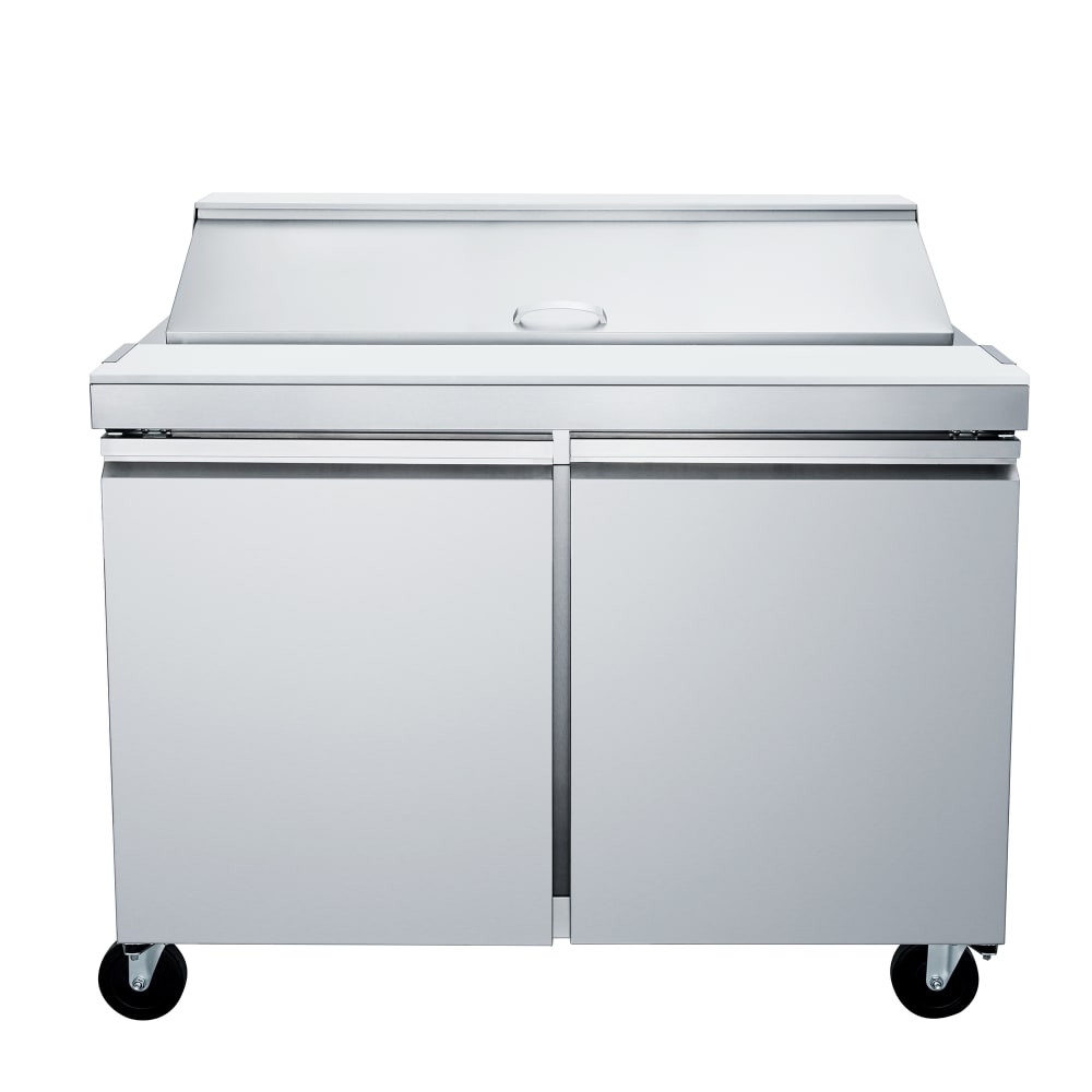 394-MEST48A 48 1/2" Sandwich/Salad Prep Table w/ Refrigerated Base, 115v (5O7O Series)