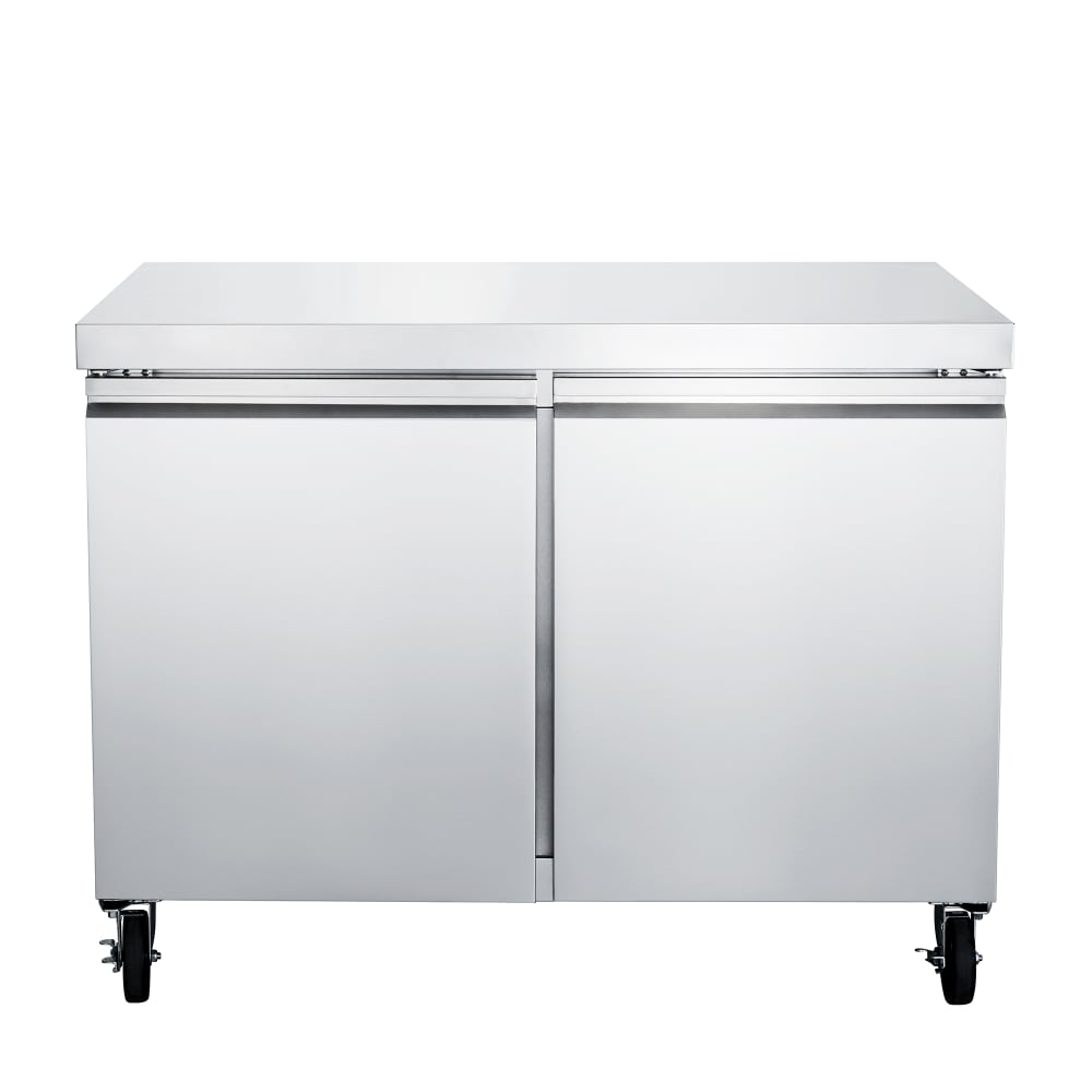 394-MEUF48A 48 1/2" Undercounter Freezer w/ (2) Sections & (2) Doors, 115v (5O7O Series)