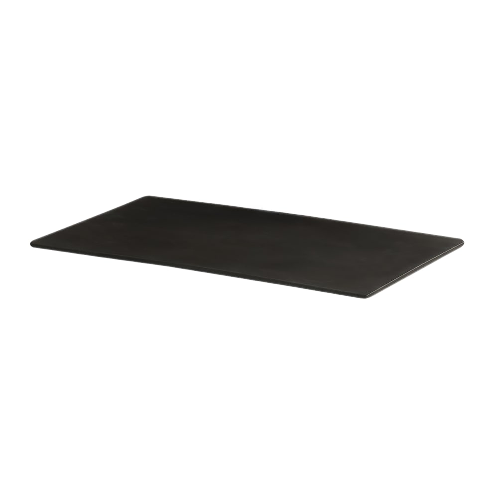 151-24407122013 Rectangular Serving Board - 12" x 20", Melamine, Black