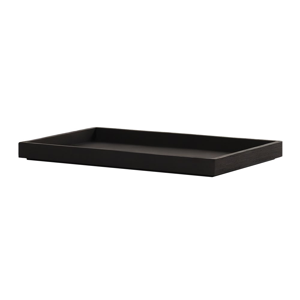 151-231061220113 Rectangular Display Tray - 12" x 20" x 1 1/2", Black