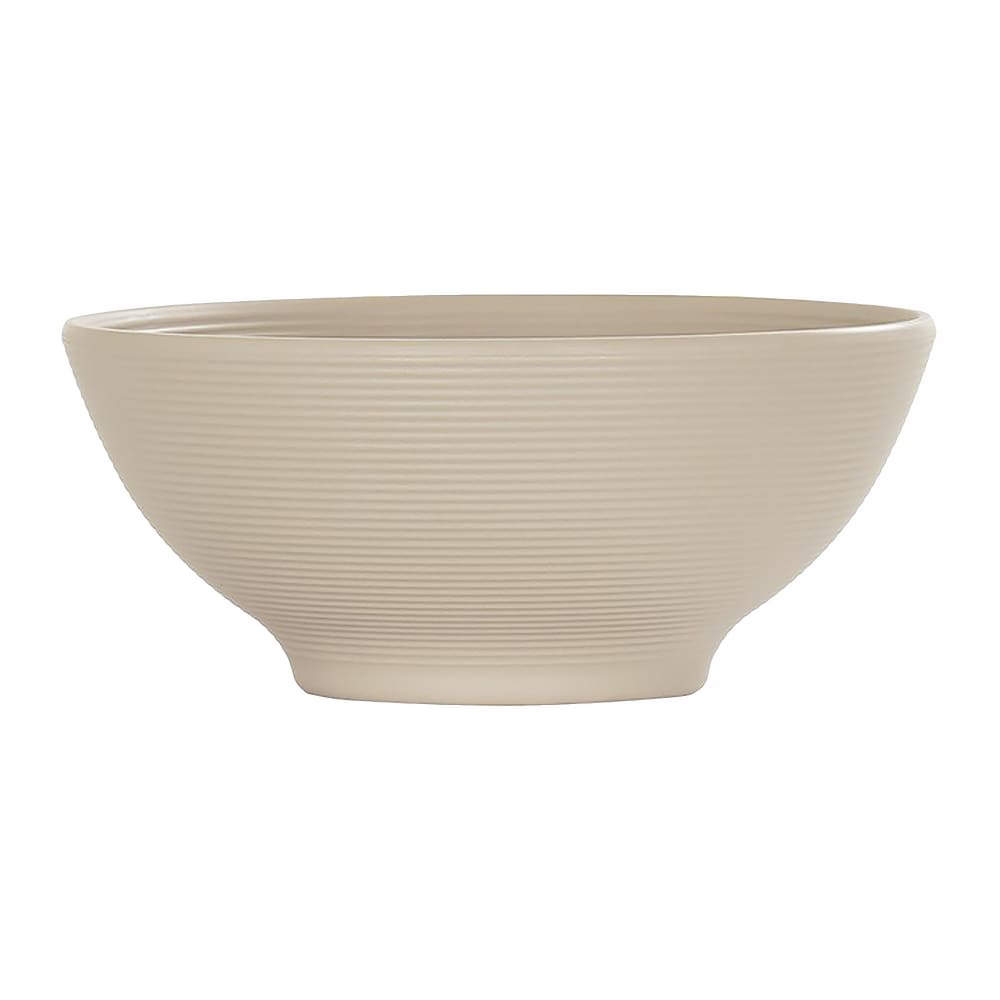 151-241116125 16 oz Round Charlotte Soup Bowl - Melamine, Taupe