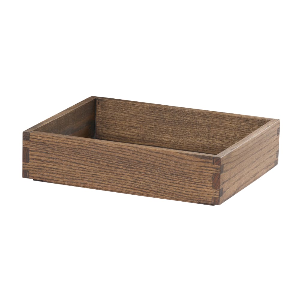 151-2310610123136 Rectangular Display Tray - 10" x 12" x 3", Chocolate Brown
