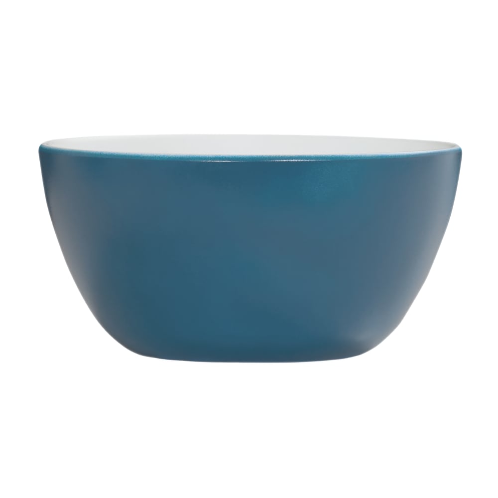 151-26100711115 48 oz Round Sophie Deep Bowl - Melamine, Stone Blue/White