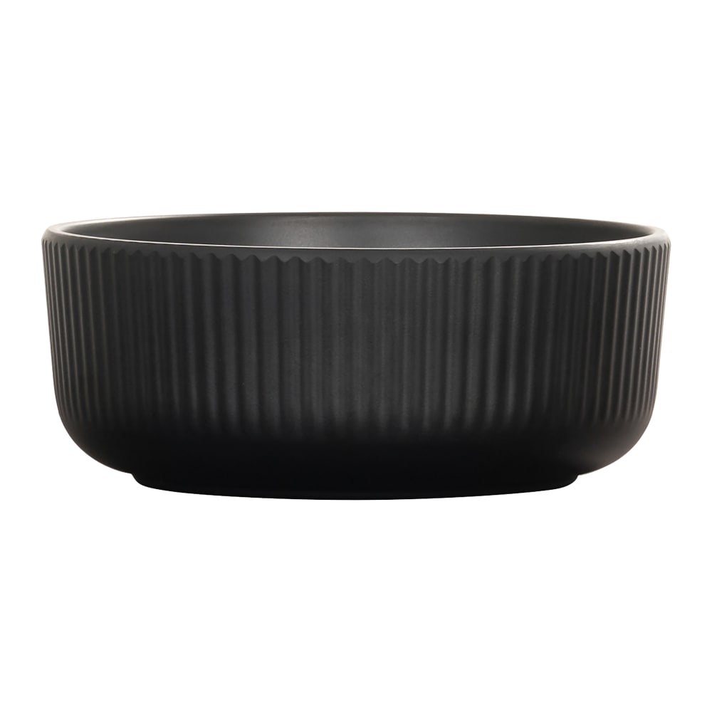 151-26106613 30 oz Round Arista Soup Bowl - Melamine, Black