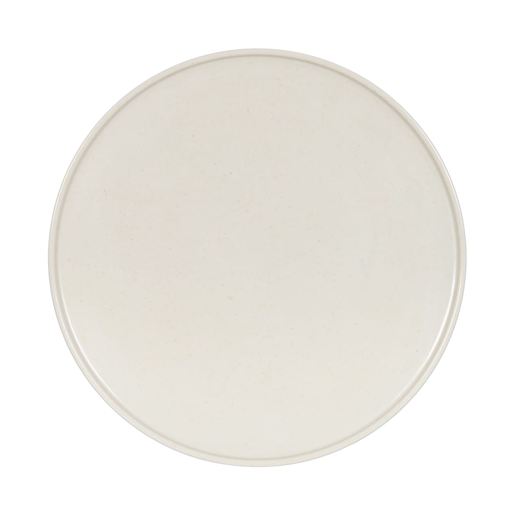151-2613010139 10" Round Sorelle Plate - Melamine, White/Ivory Speckle