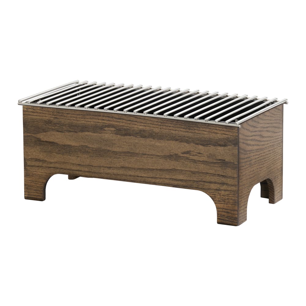 151-27012136 Rectangular Chafer Alternative - 9 1/4" x 19 1/4" x 8 1/4", Chocolate...