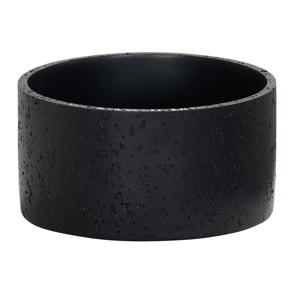 151-28004313 6" Round Cylinder Display Riser - 3"H, Resin, Black