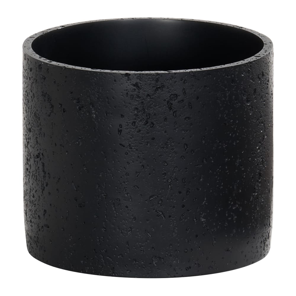 151-28004513 6" Round Cylinder Display Riser - 5"H, Resin, Black