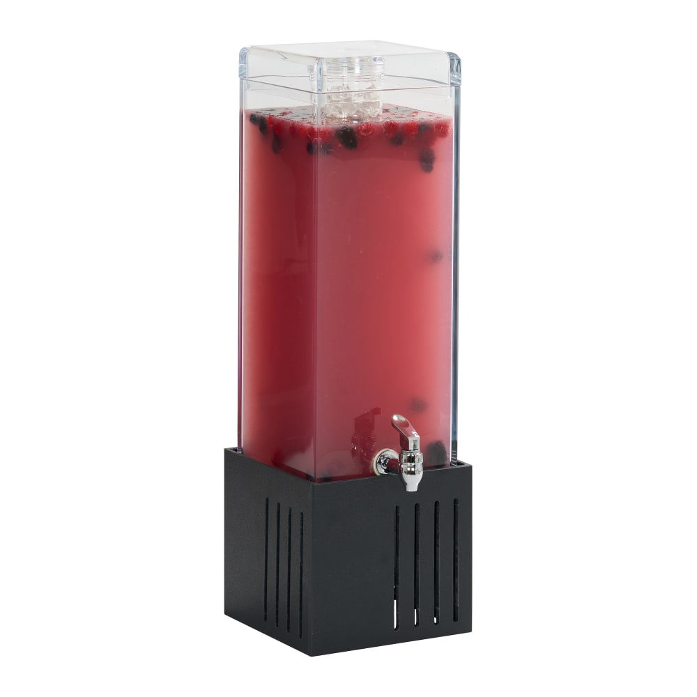 151-28506313 3 gal Beverage Dispense w/ Ice Tube - Plastic Container, Black Base