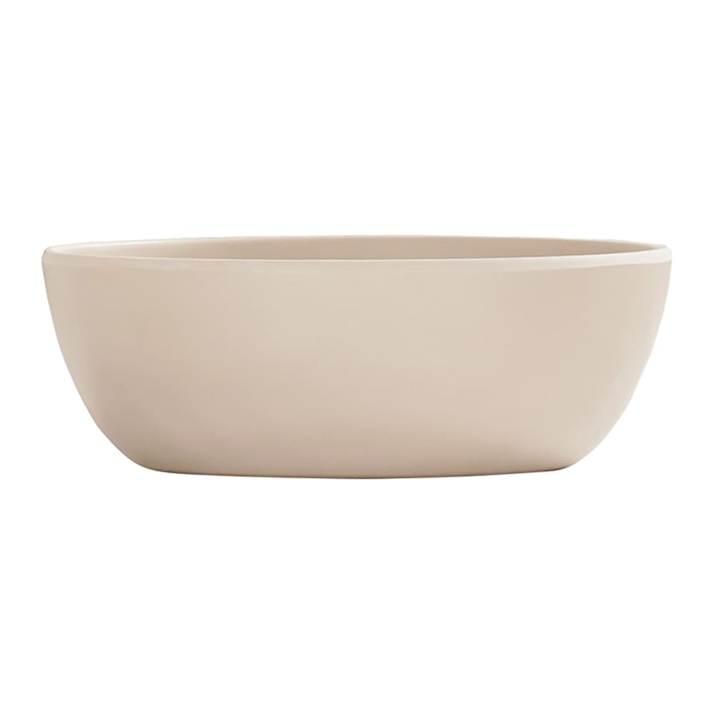151-241216125 16 oz Round Carmel Soup Bowl - Melamine, Taupe