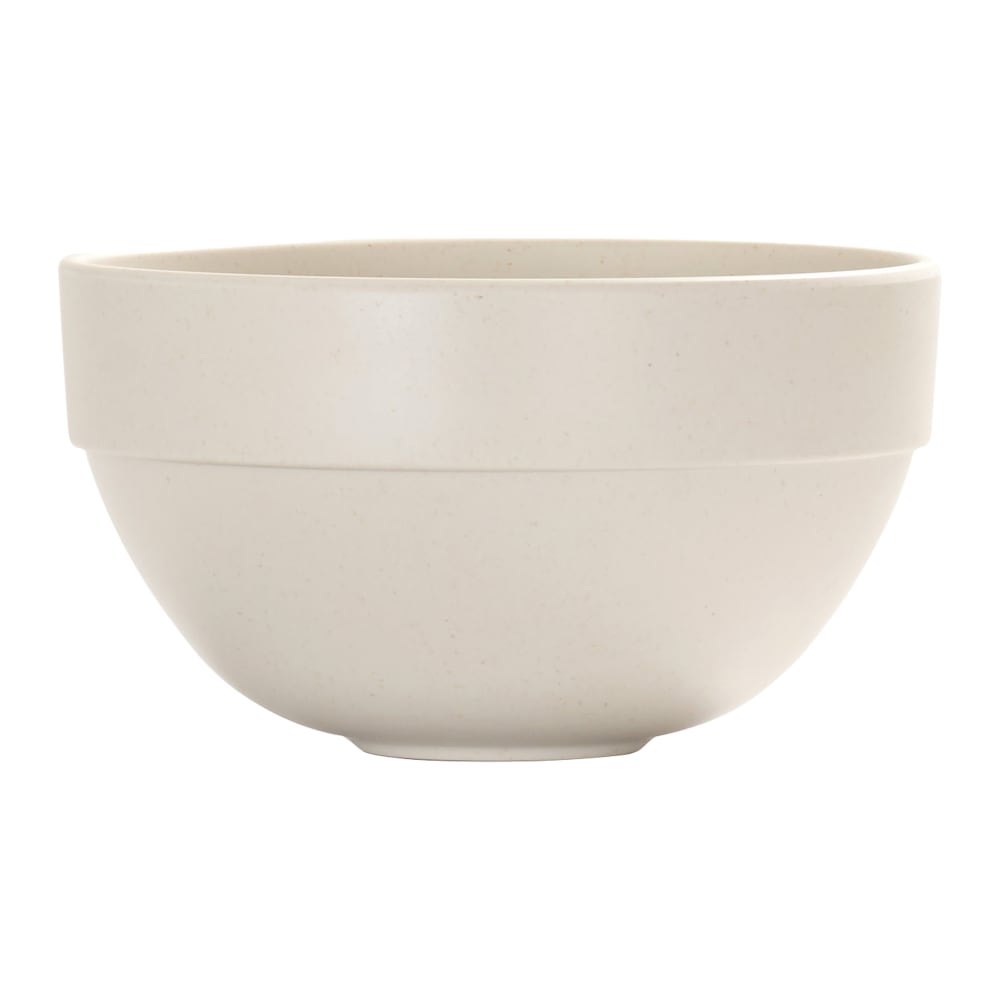 151-261227133 48 oz Round Isla Soup Bowl - Melamine, Ivory Speckle