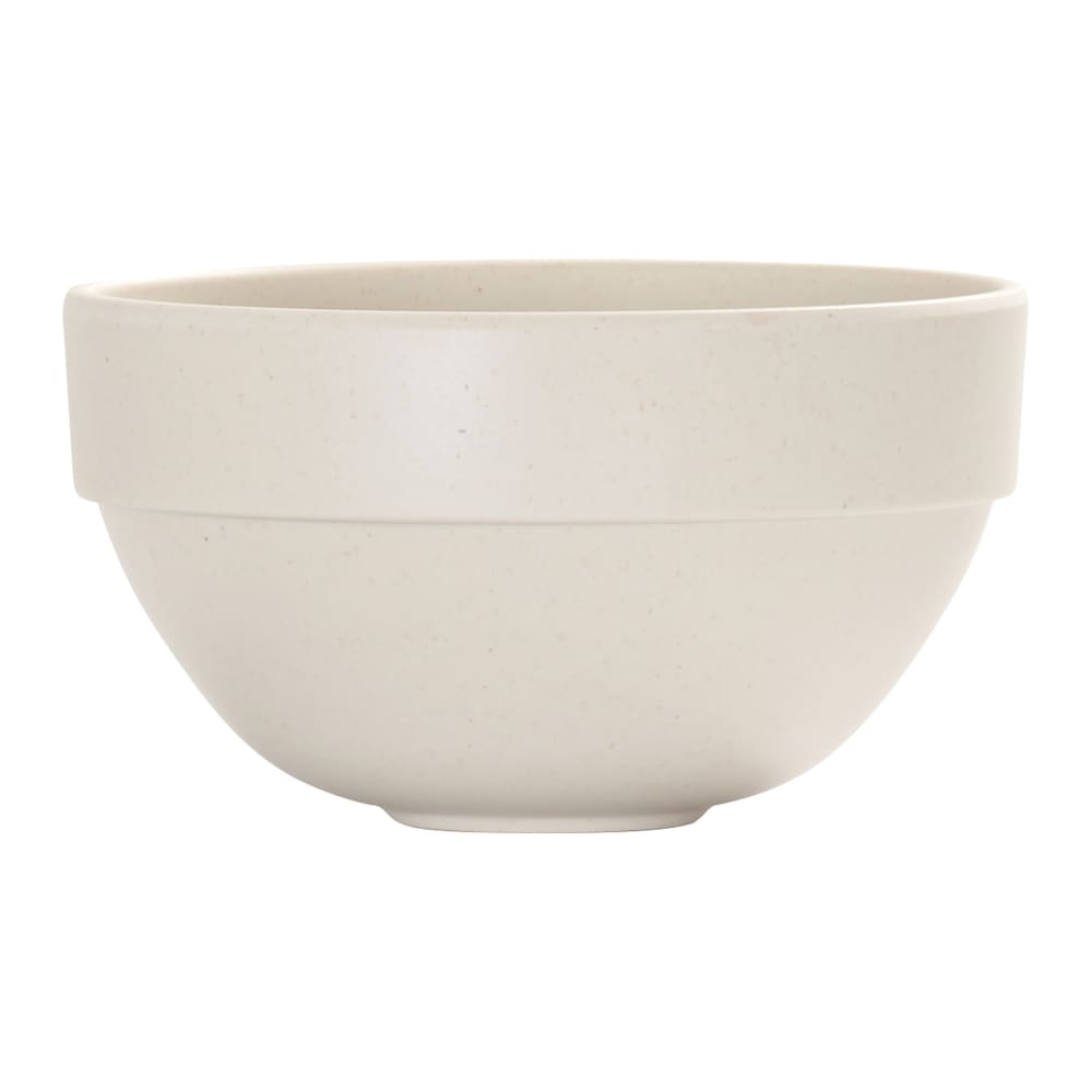 151-261226133 30 oz Round Isla Soup Bowl - Melamine, Ivory Speckle