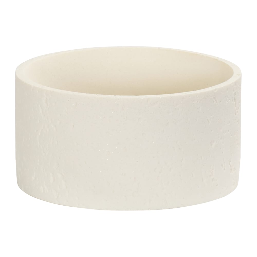 151-280043103 6" Round Cylinder Display Riser - 3"H, Resin, Ivory