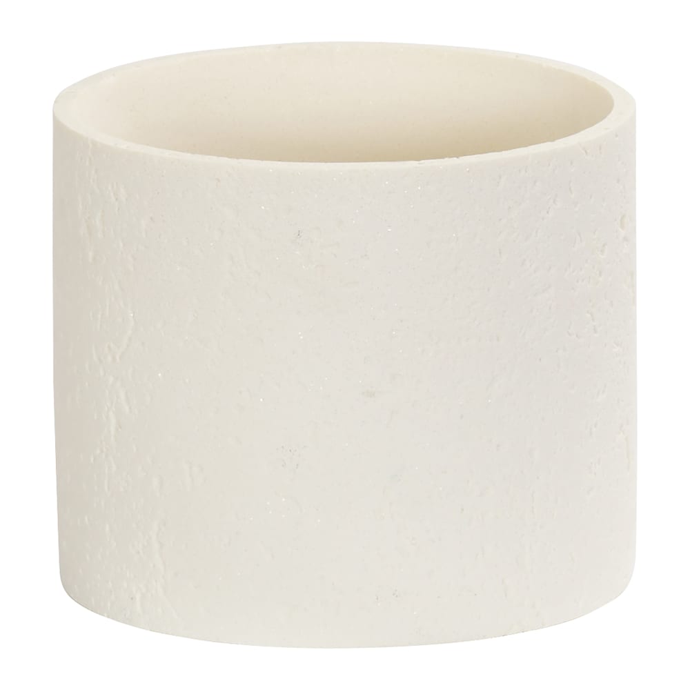 151-280045103 6" Round Cylinder Display Riser - 5"H, Resin, Ivory