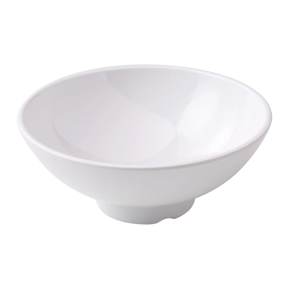 614-CO307 32 oz Round Coupe Pattern Bowl - Melamine, White