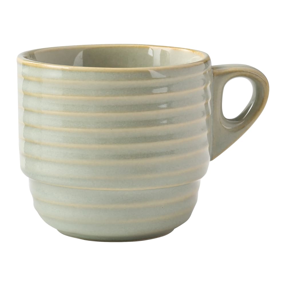 614-GO001 6 oz Golden Coast Stackable Cup - China, Tea Green