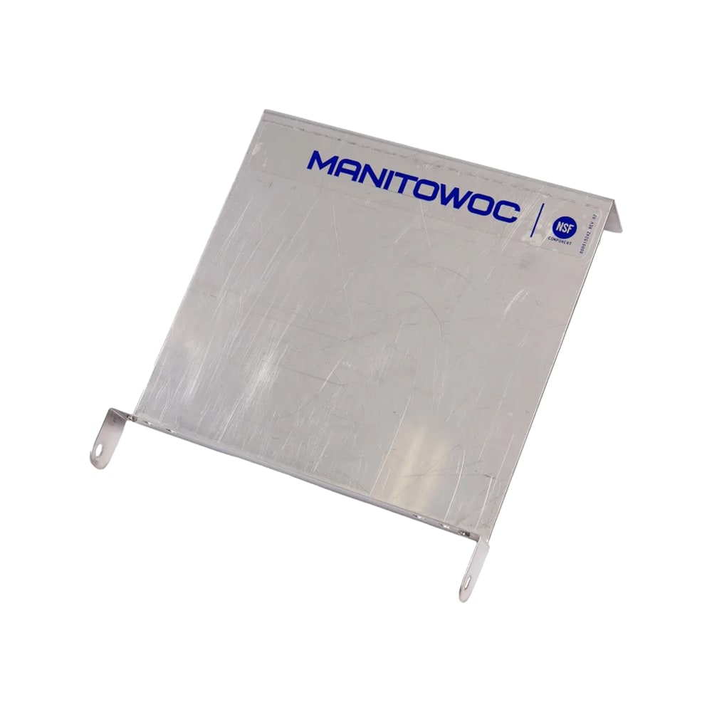 399-K00482 Ice Bin Scoop Holder - 1 3/4" x  6 3/4" Metal Frame, ABS Plastic Shield