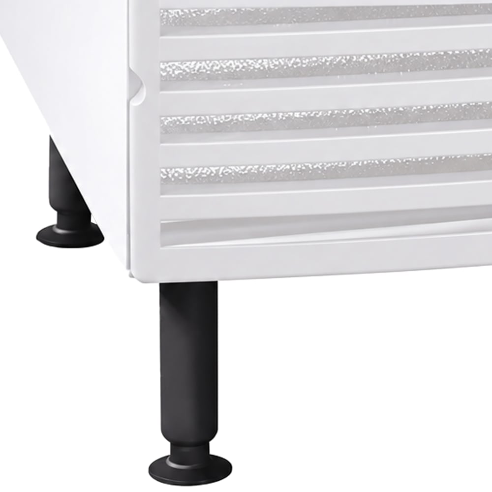 399-K00144 12" Legs w/ Adjustable Flanged Foot, Stainless
