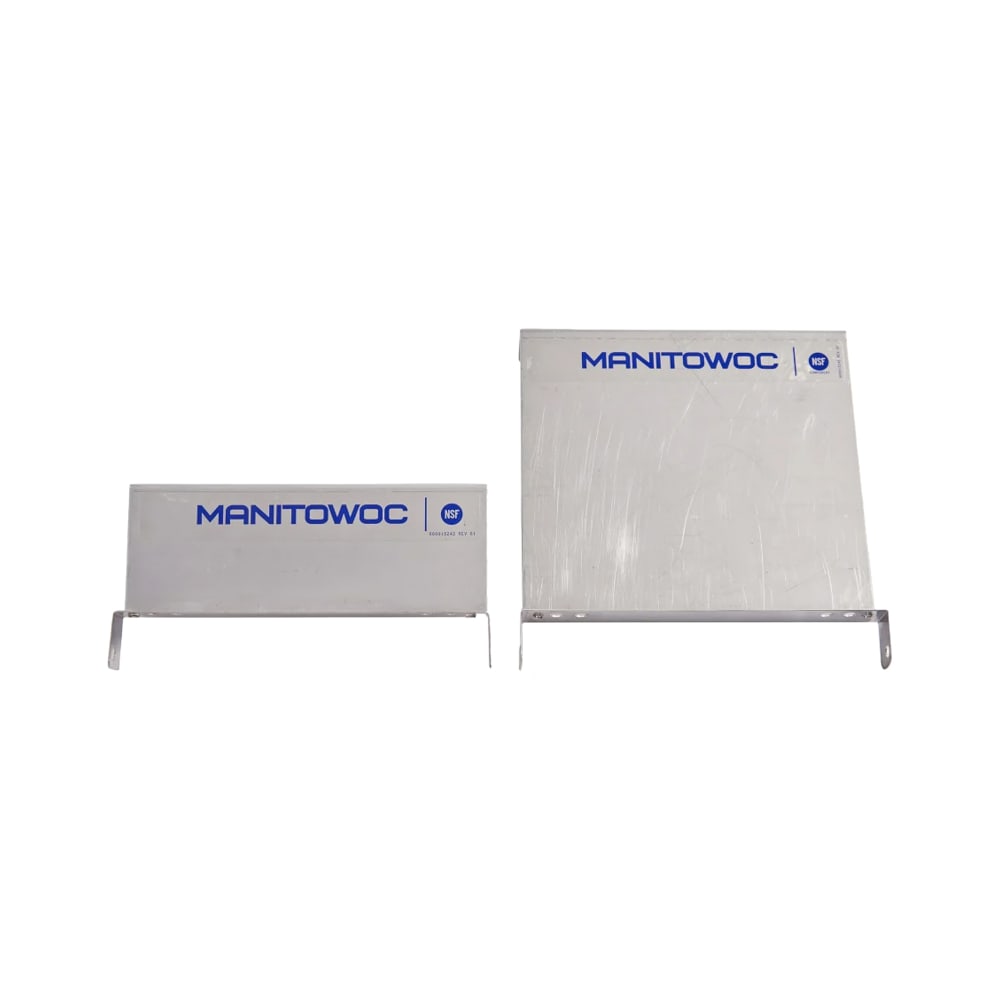 399-K00461 Ice Bin Scoop Holder - 1 3/10" x  2 3/4" Metal Frame, ABS Plastic Shield