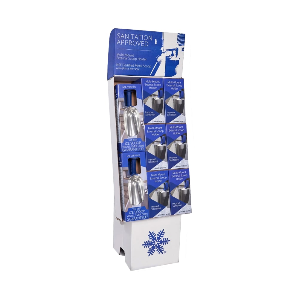 399-K00485 Merchandising Kit & Display w/ 6 Scoop Holders & 4 Scoops